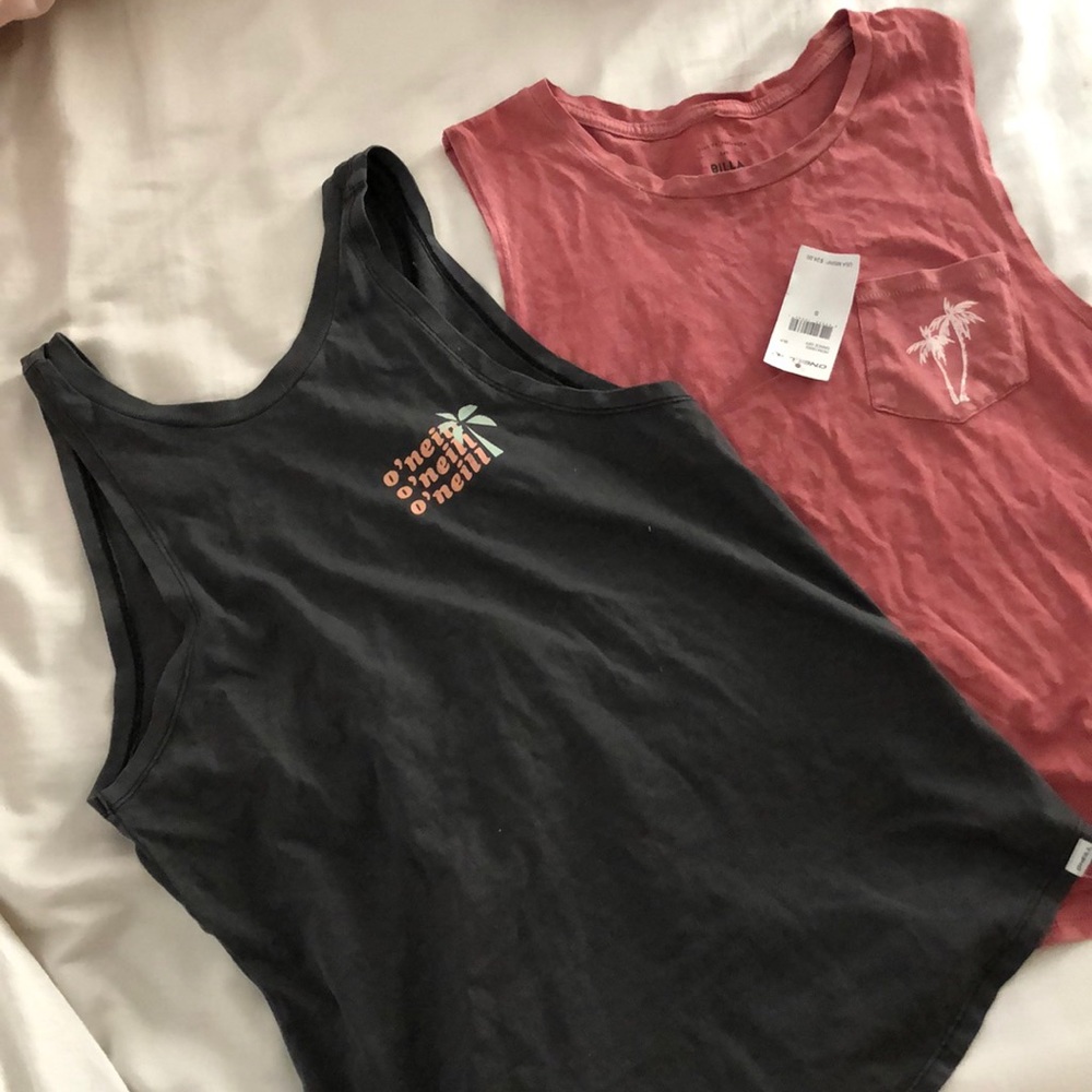 2 NEW o’neil tank tops